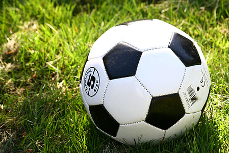 close up photo of whit and black soccerball thumbnail