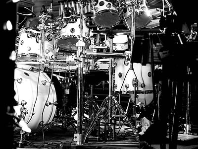 white drum set thumbnail