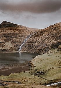 person taking photo of lake thumbnail
