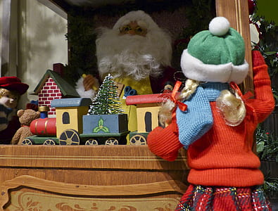 assorted-color Christmas decors thumbnail