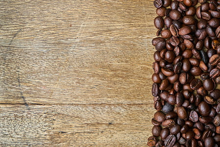 coffee beans on brown surface thumbnail