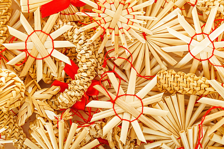 pile of brown wicker lanterns thumbnail