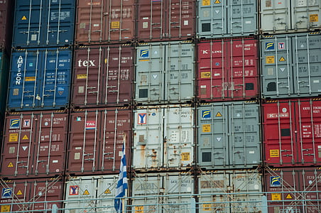 assorted-color intermodal containers thumbnail