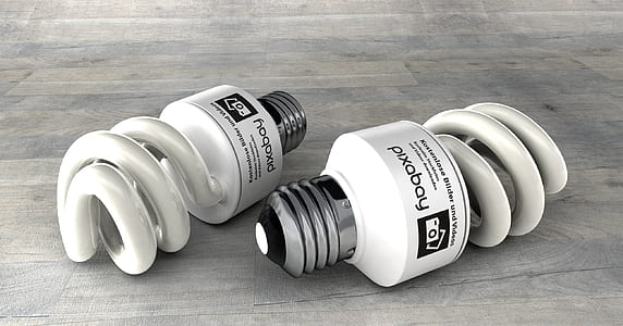 two white Pixabay light bulbs thumbnail