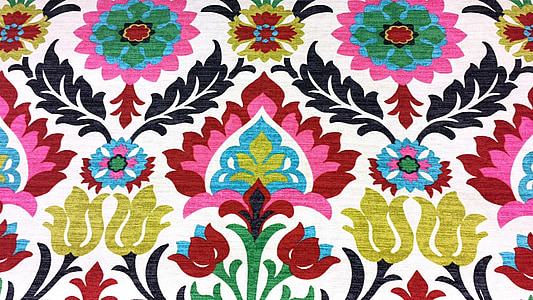 multicolored floral mat thumbnail