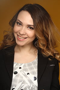 woman wearing black suit jacket thumbnail