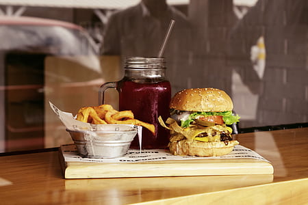 burner near french fries and juice thumbnail