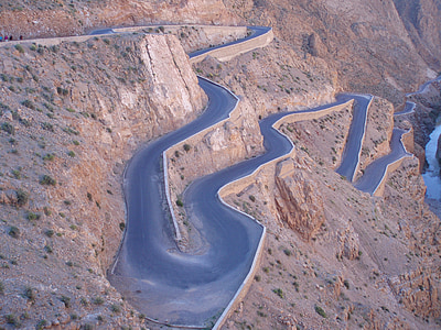 brown spiral road hill thumbnail