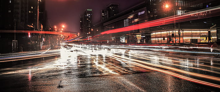 Timelapse Photography of Road and Building at Daytime thumbnail