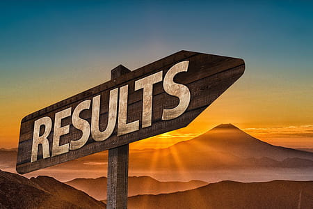 results wooden sign thumbnail