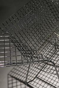 Metal wire chair thumbnail