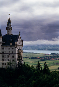 blue and gray concrete castle at daytime thumbnail