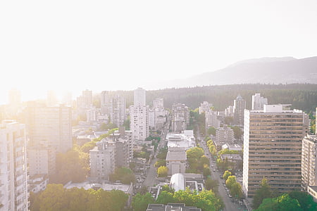 aerial photography of white buildings thumbnail