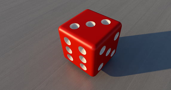 red dice displaying 3 thumbnail