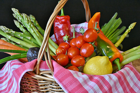 variety of vegetables in basket thumbnail