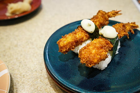 sushi served on saucer thumbnail