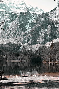 mountain near water thumbnail