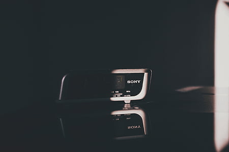 gray and black Sony camcorder thumbnail