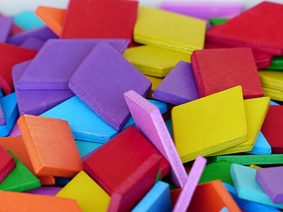 assorted-colored wood chip lot thumbnail