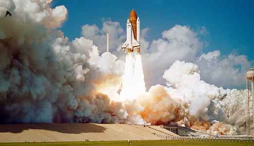 white and brown space shuttle thumbnail
