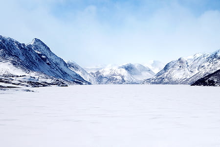 snow-capped mountains photo thumbnail