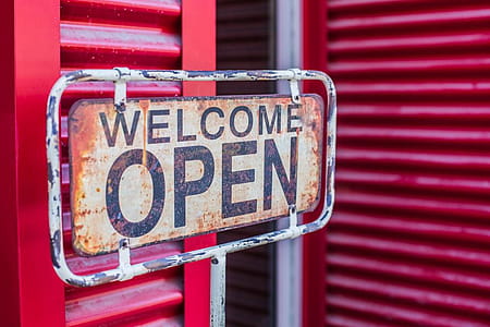 Rusty Welcome Sign Photo thumbnail