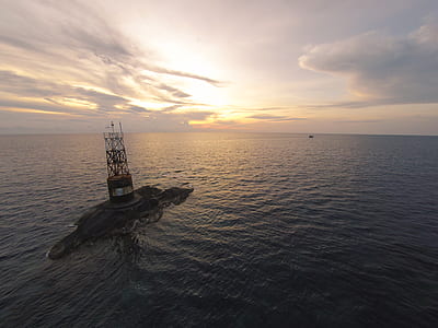 light, sea, sky, sunset thumbnail