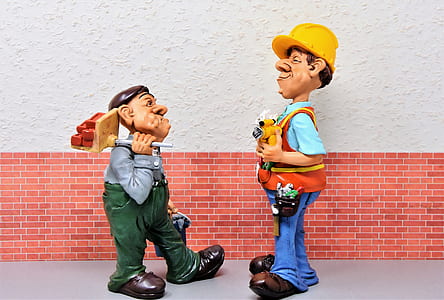 two men standing figurines thumbnail