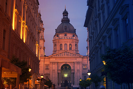 Close-up of Church of Budapest in Hungary thumbnail
