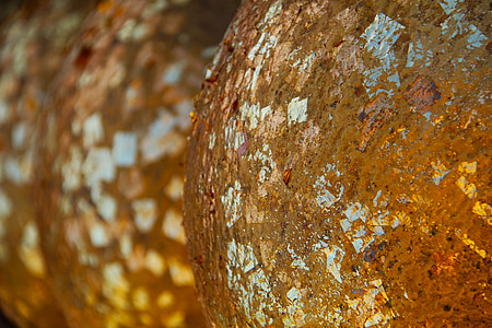 close-up photography of amber glass ornament thumbnail
