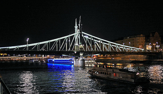 Budapest At Night, Liberty Bridge thumbnail