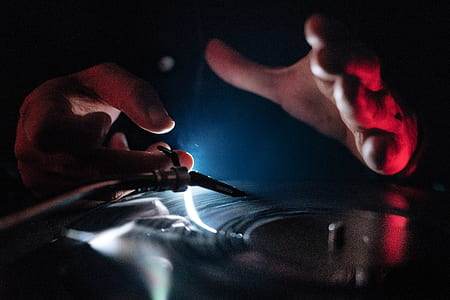 spinning vinyl recorder with flame thumbnail