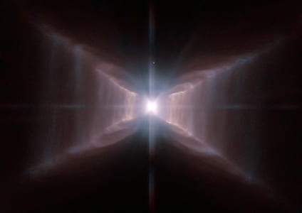 red rectangle fog, proto planetary fog, constellation unicorn, starry sky, space, universe thumbnail