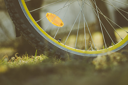 closeup photo of bicycle rim thumbnail