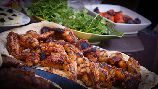 grilled chicken on tray thumbnail