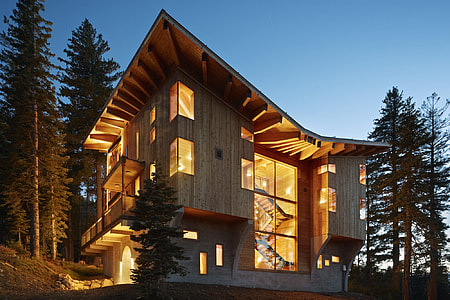 low angle view of 3-storey house thumbnail