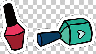 Cartoon Nail Polish Png Cliparts For Free Download Uihere