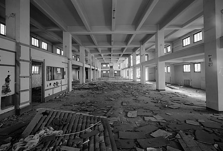 Interior of Abandoned building in Albuquerque, New Mexico thumbnail