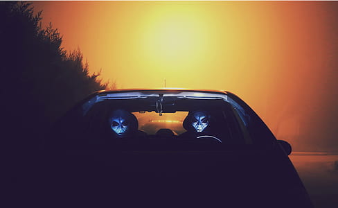 alien, ufo, extraterrestrial, driving thumbnail