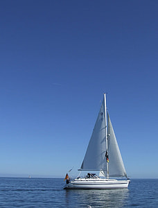 sailboat on body of water \ thumbnail