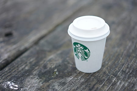 white Starbucks disposable cup thumbnail