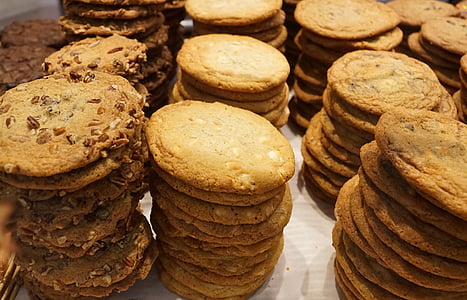 close-up photo of piled cookies thumbnail