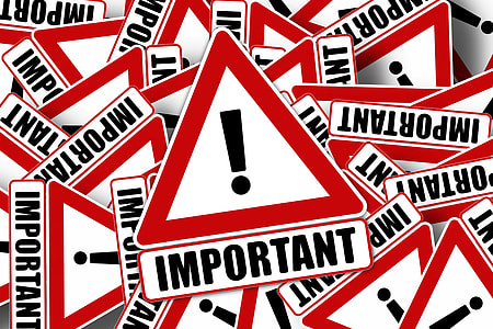 photo of red important signage illustration thumbnail