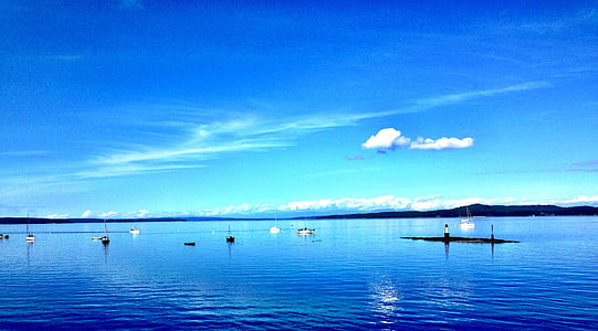 blue sky above the sea thumbnail
