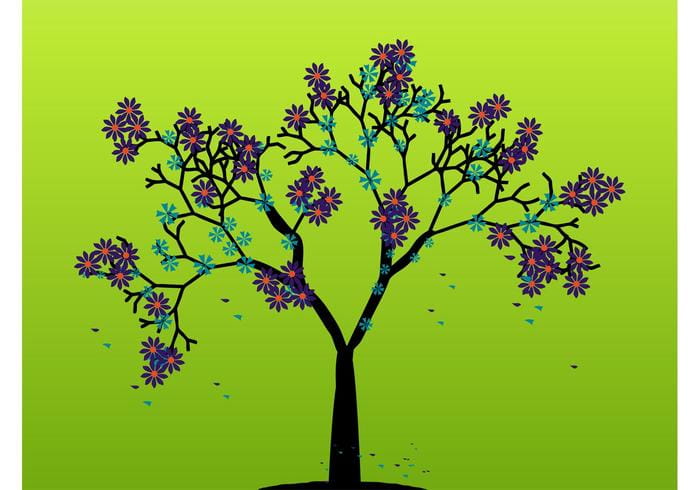 Spring Tree Graphics ai file