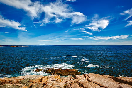 view of rocky sea shore thumbnail