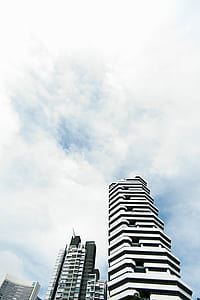 low-angle photo of high-rise buildings thumbnail