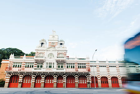 white and red concrete building thumbnail