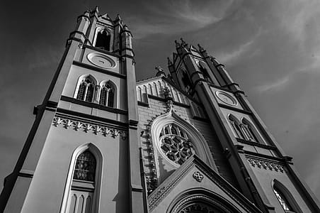 Grayscale Photo of Chapel thumbnail