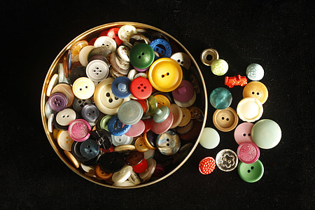 assorted clothes buttons lot thumbnail